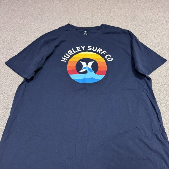 Hurley T-Shirt Men’s Blue Short Sleeve Size XXL - Picture 8 of 12